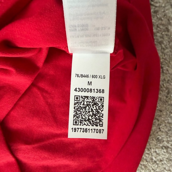 Tommy Hilfiger 1985 Logo T-Shirt Red Men’s Size M New With Tags - Picture 7 of 9